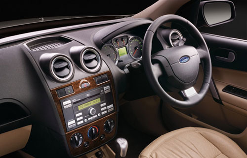 Indian market Ford Fiesta Classic slots below the new one