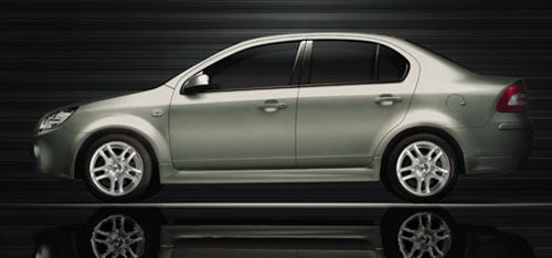 Indian market Ford Fiesta Classic slots below the new one