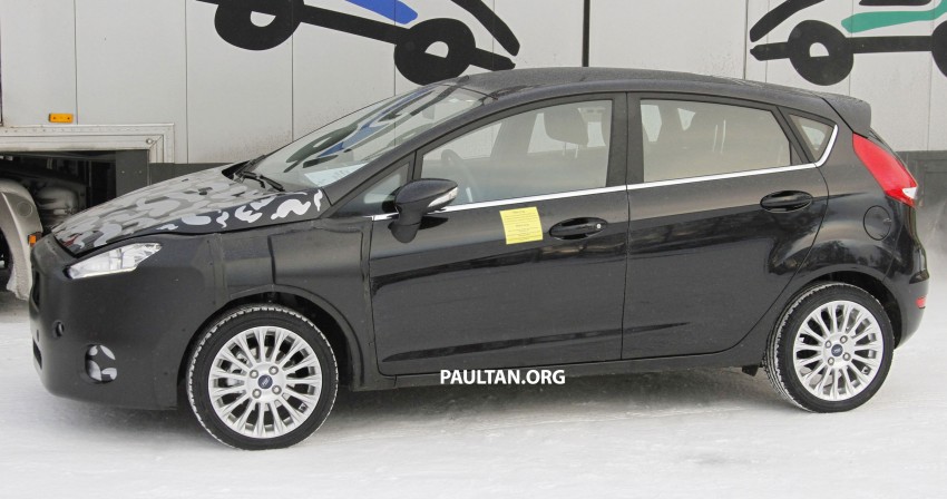 Ford Fiesta facelift begins testing on public roads 85354