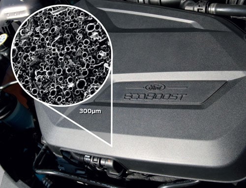 Ford to use MIT-developed MuCell plastics filled with air bubbles for weight reduction