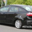 Ford Fiesta Sedan facelift sighted testing on public roads near the Nurburgring!