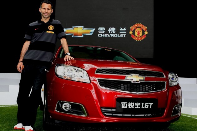 Chevrolet sponsors Liverpool, after Manchester Utd!