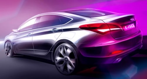 Hyundai i40 sedan to debut at Barcelona Motor Show