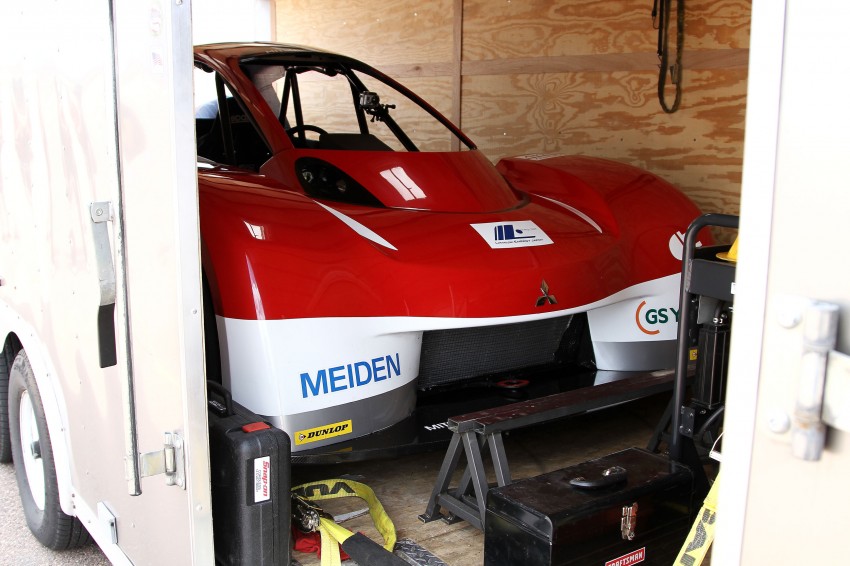 2012 PPIHC: Shakedown session of the i-MiEV Evolution at Pikes Peak International Raceway 124706