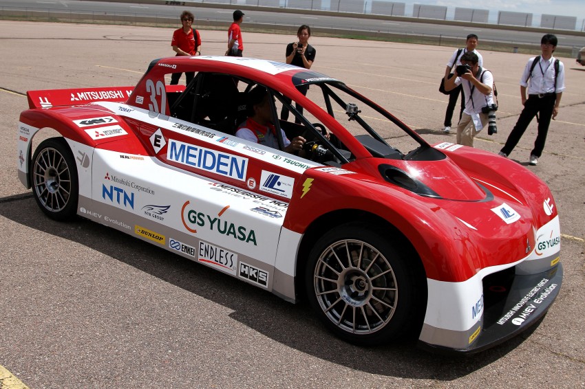 2012 PPIHC: Shakedown session of the i-MiEV Evolution at Pikes Peak International Raceway 124709