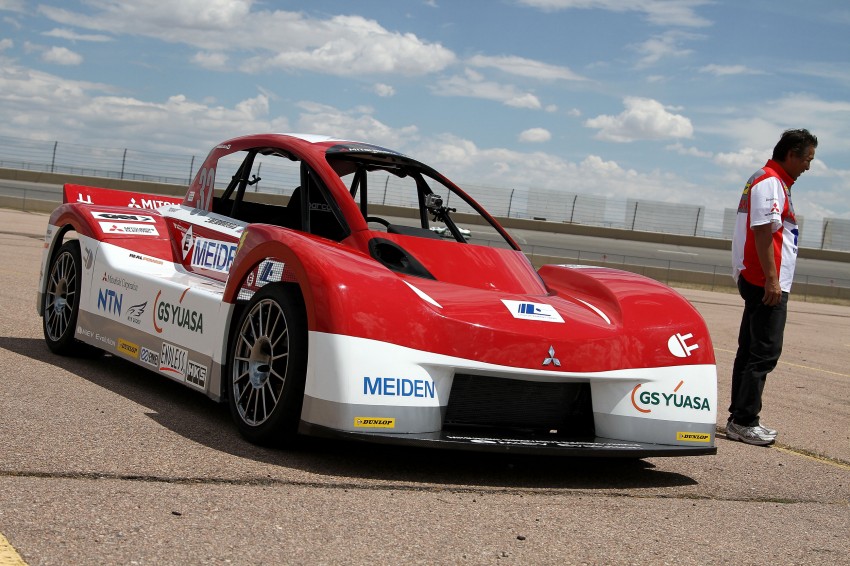 2012 PPIHC: Shakedown session of the i-MiEV Evolution at Pikes Peak International Raceway 124710