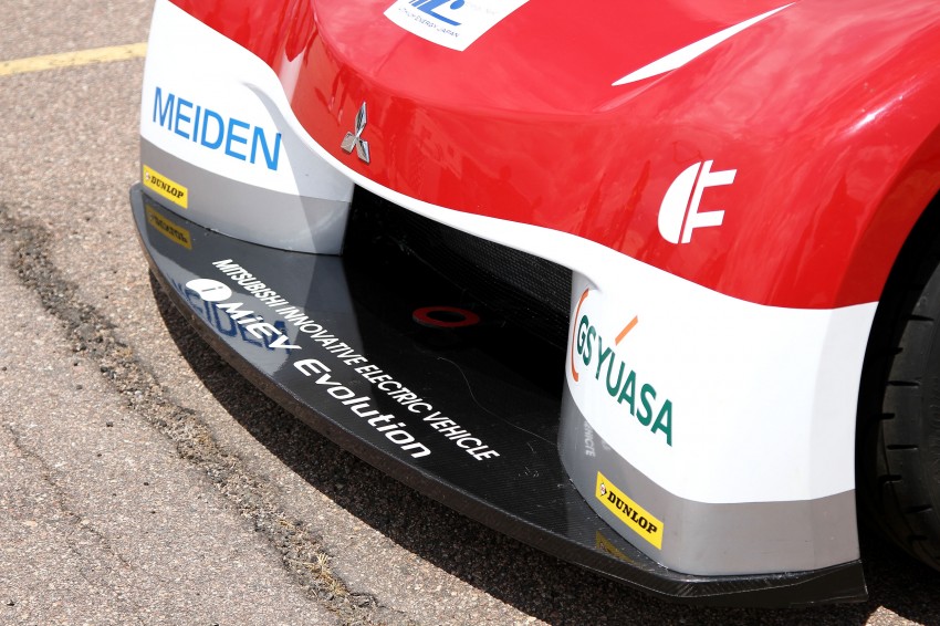 2012 PPIHC: Shakedown session of the i-MiEV Evolution at Pikes Peak International Raceway 124711