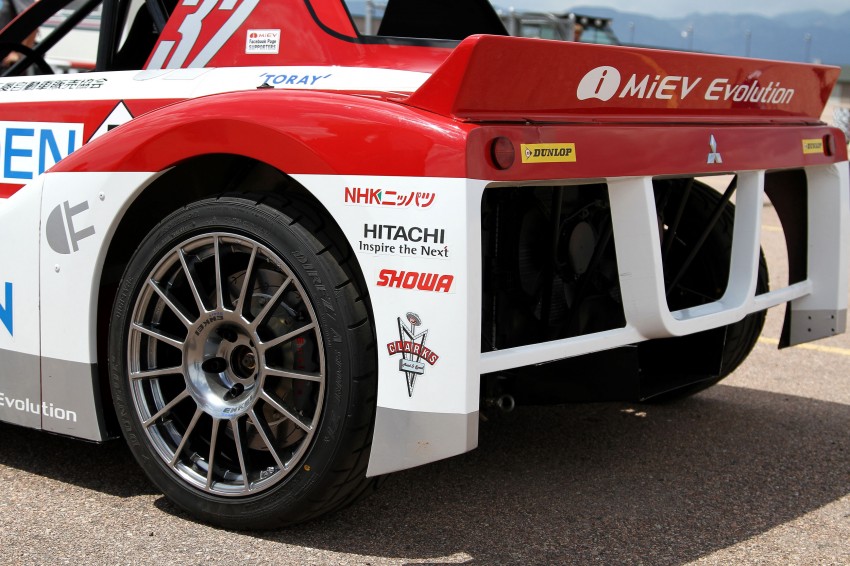 2012 PPIHC: Shakedown session of the i-MiEV Evolution at Pikes Peak International Raceway 124714
