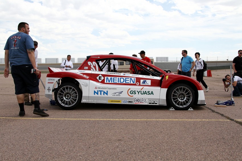 2012 PPIHC: Shakedown session of the i-MiEV Evolution at Pikes Peak International Raceway 124719