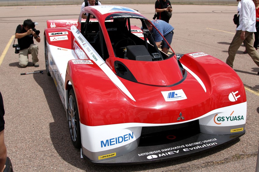 2012 PPIHC: Shakedown session of the i-MiEV Evolution at Pikes Peak International Raceway 124722