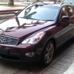 Infiniti EX and FX models spotted at JPJ Putrajaya