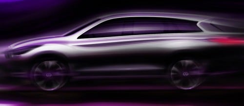Infiniti JX luxury crossover to join line-up in 2012