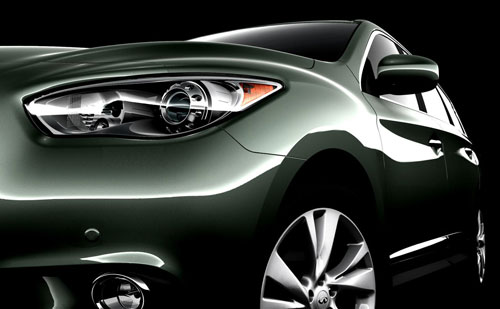 Infiniti release teasers of JX seven-seat crossover concept