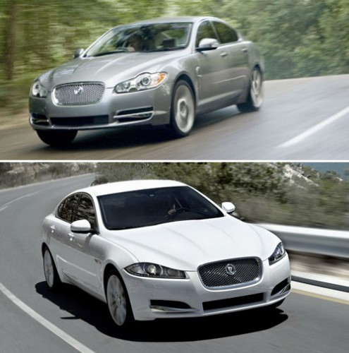 jaguar-xf-facelift-comparison Jaguar XF gets facelift – cosmetic changes, mostly