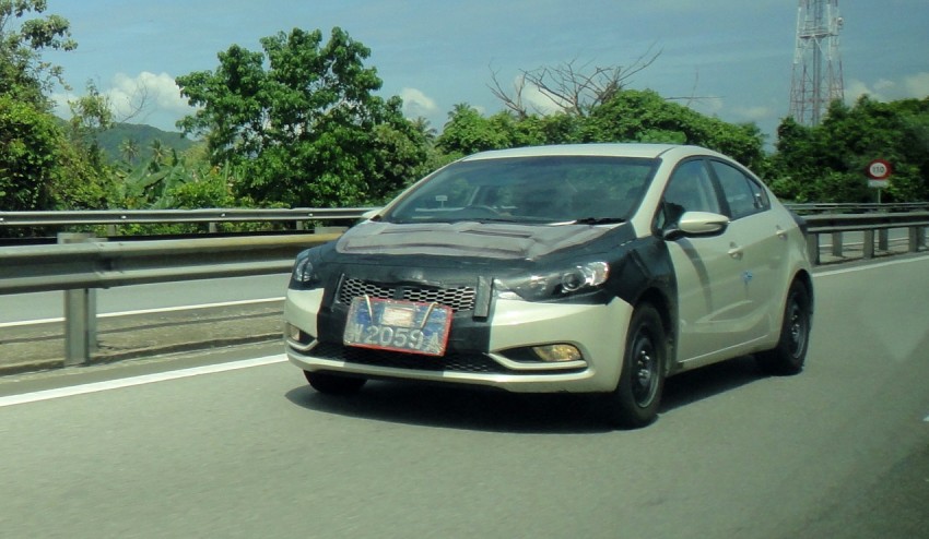 SPIED: Kia Forte K3 spotted on PLUS again 155387