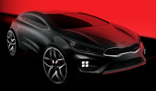 Kia pro_cee’d GT – first glimpse of the hot-hatch