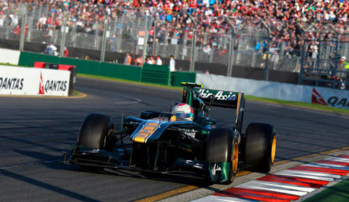 Team Lotus: Not in midfield yet, but happy with race pace