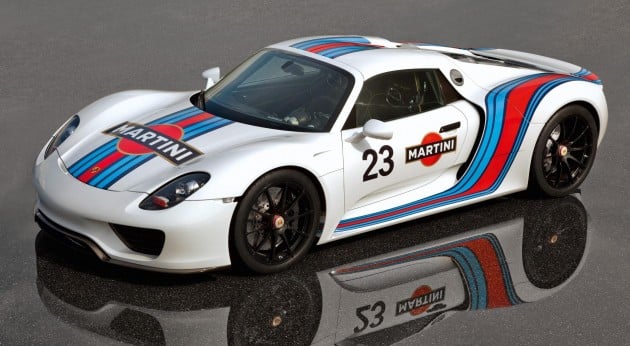 Porsche 918 Spyder – now dressed in Martini livery
