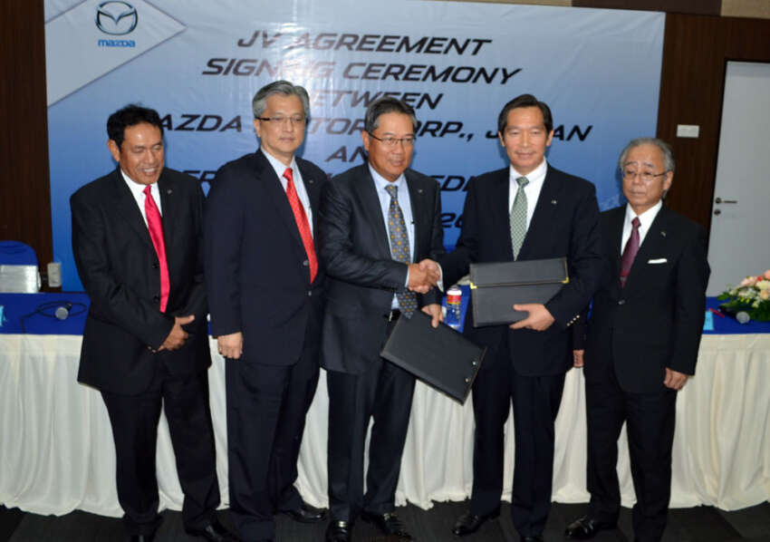 Mazda Malaysia Sdn Bhd established, a JV between Bermaz and Mazda Motor Corp – CKD CX-5 in 2013 130475