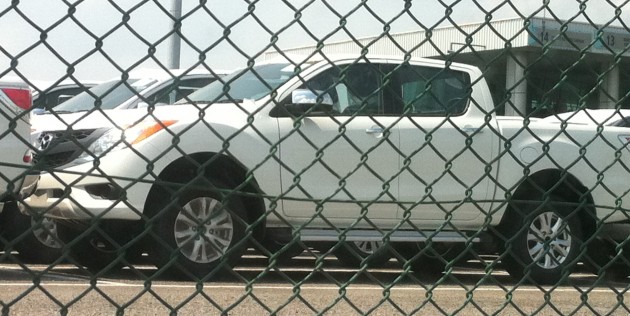 Mazda BT-50 pick-up truck sighted at Westport