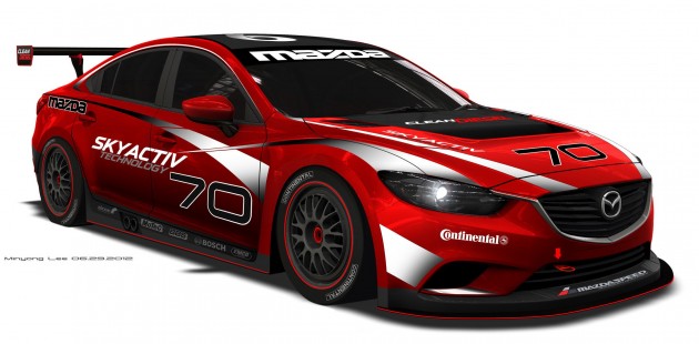 Mazda6 Grand-Am GX race car is a diesel job