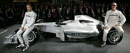 F1: Mercedes GP Petronas reveals 2010 livery!