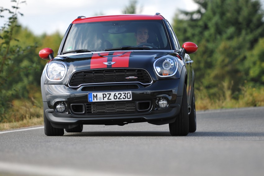 MINI Countryman John Cooper Works – JCW power now available with four doors and all wheel drive 130113