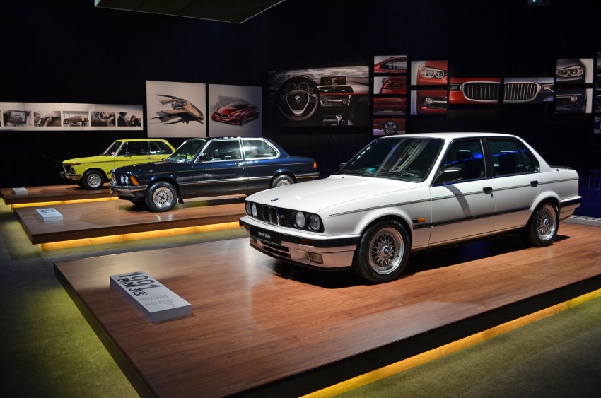 GALLERY: BMW 3-Series lineage display at the F30 launch 96715