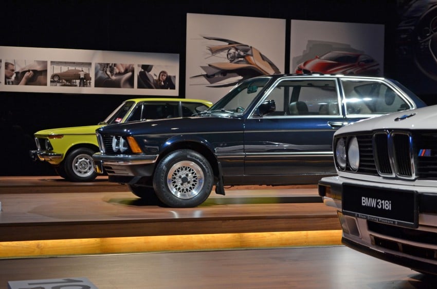 GALLERY: BMW 3-Series lineage display at the F30 launch 96716
