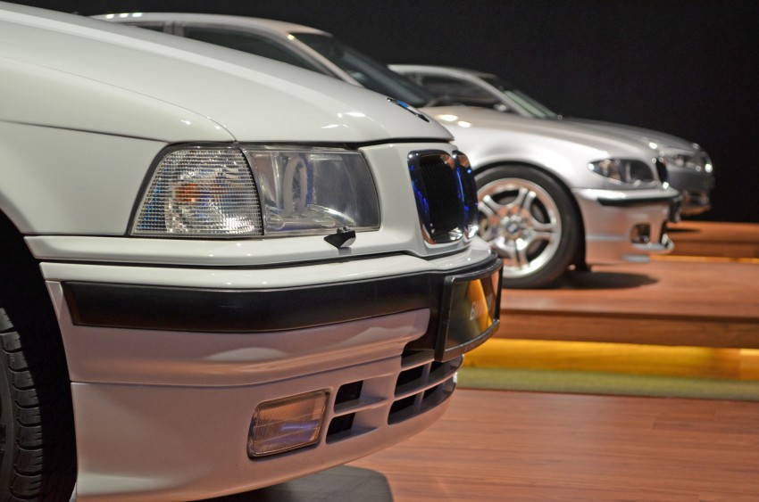 GALLERY: BMW 3-Series lineage display at the F30 launch 96722