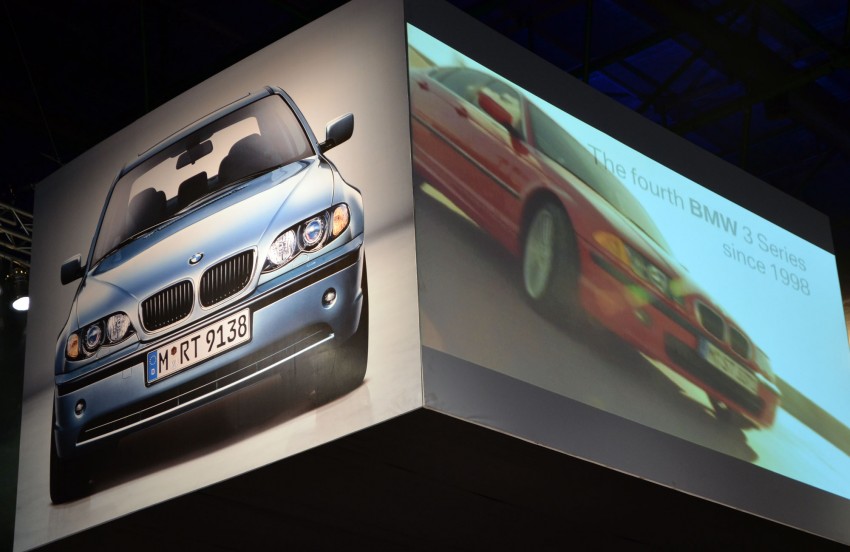 GALLERY: BMW 3-Series lineage display at the F30 launch 96725