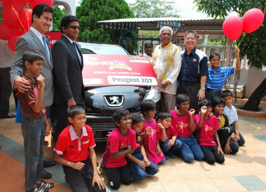 Nasim donates Peugeot 207 SV to charitable organisation 87996