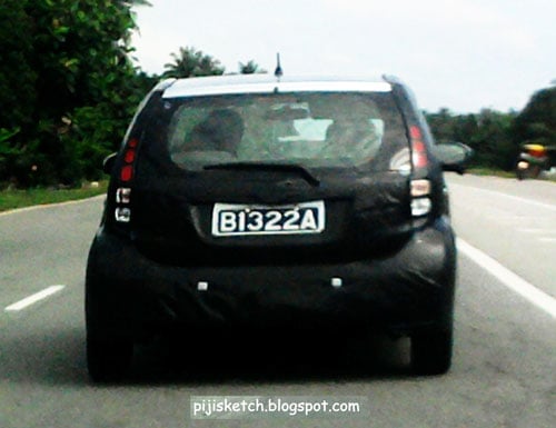 Next generation Perodua Myvi spotted on test drive in convoy with JDM Toyota Passo