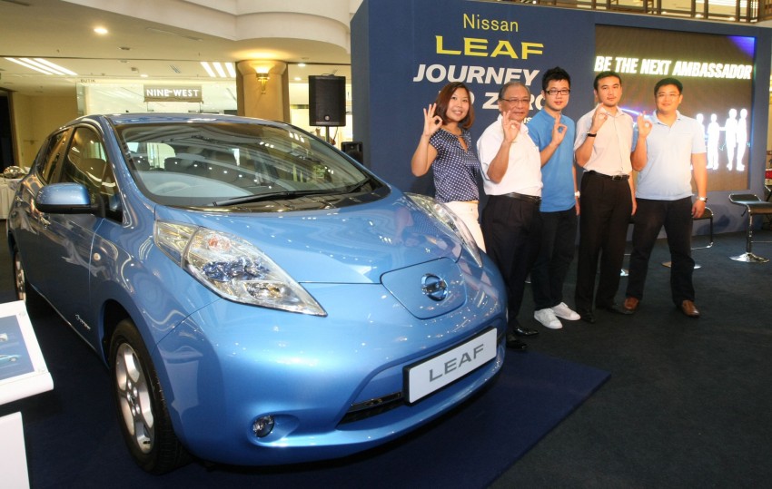 ETCM introduces first four Nissan Leaf ambassadors 118701