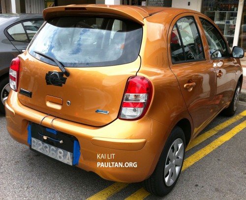 SPOTTED: New Nissan March with manual transmission, but it doesn’t belong to Tan Chong!