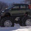 Fiat Panda Monster Truck: big wheels keep on turning