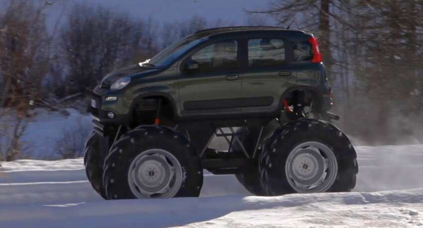 Fiat Panda Monster Truck: big wheels keep on turning 145121