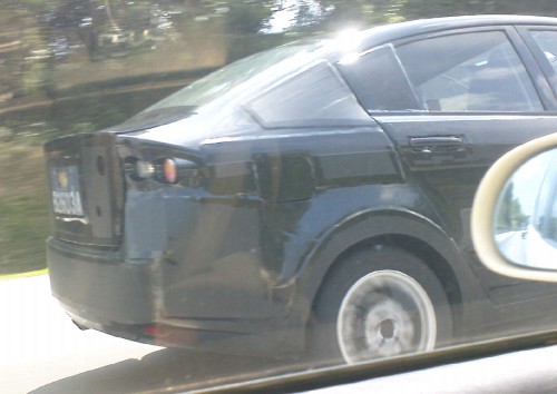 Two Proton Persona R prototypes caught on the highway