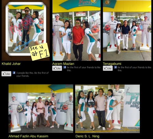 Petronas “Spot the Formula One Grid Ambassadors” contest winners announced, off to TWIN TOWERS @LIVE