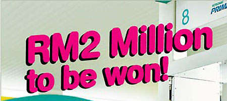 Petronas – total of RM2 million to be won!