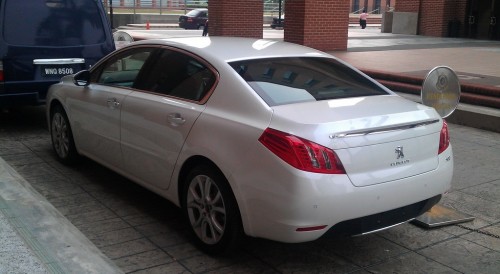 Peugeot 508 looking good at JPJ’s Putrajaya office