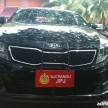 New Kia Optima spotted being tested by JPJ officers