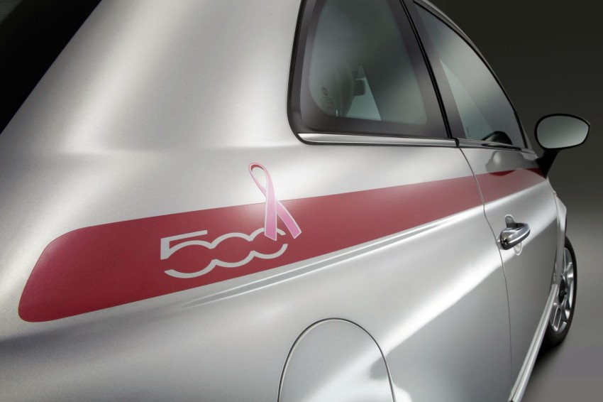 Fiat 500 Pink Ribbon supports breast cancer research 70646