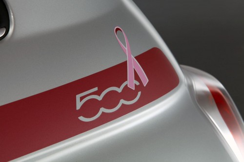 pink ribbon 04 Fiat 500 Pink Ribbon supports breast cancer research