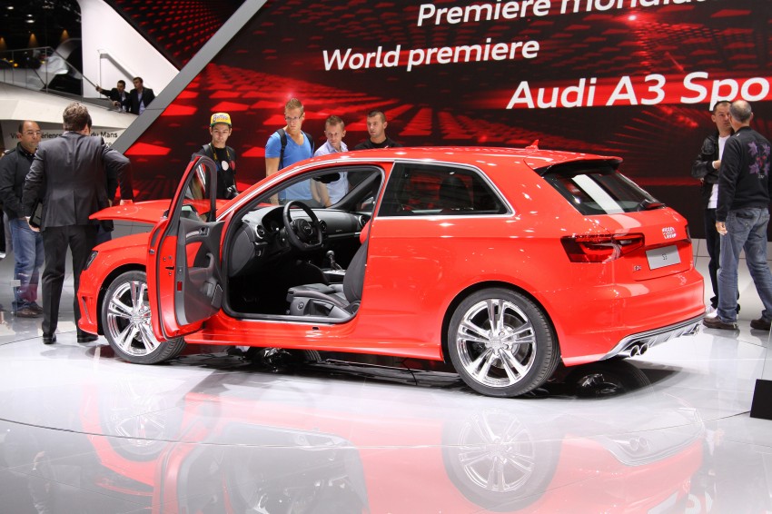 Paris 2012 Live: Audi showcases the crosslane coupe concept, new A3, R8 facelift, and TT RS plus 134832