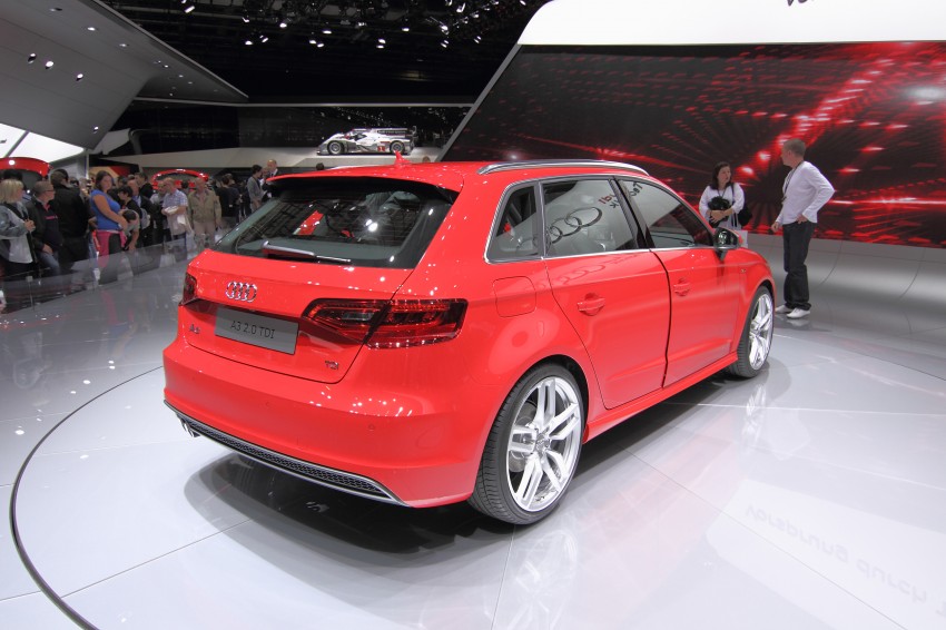 Paris 2012 Live: Audi showcases the crosslane coupe concept, new A3, R8 facelift, and TT RS plus 134838