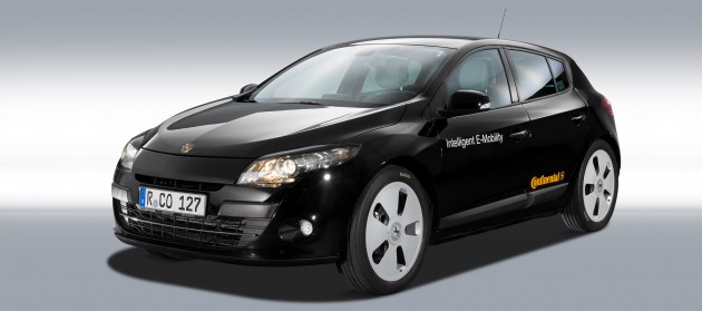 Continental shows electric Renault Megane concept