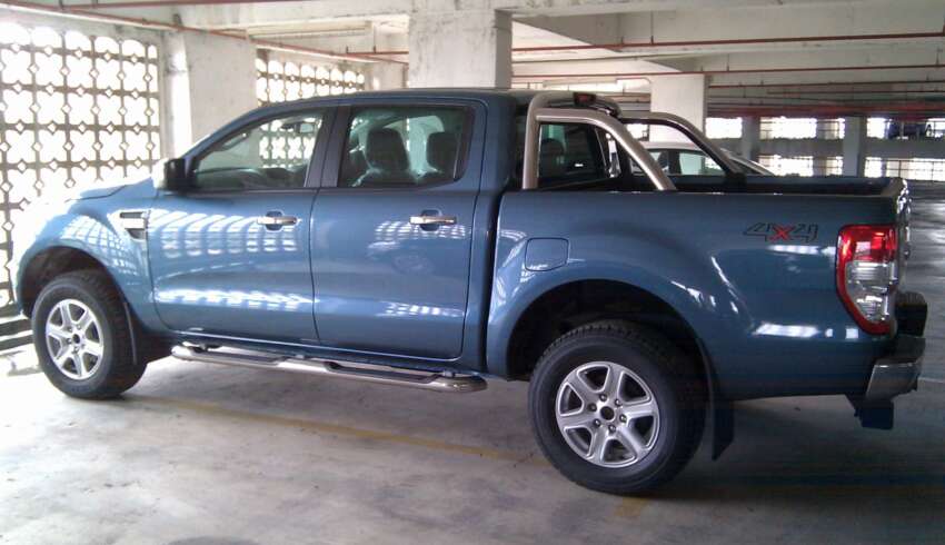 New Ford Ranger seen again, this time without disguise! 89053