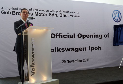New Volkswagen showroom opens in Ipoh, 10th in M’sia