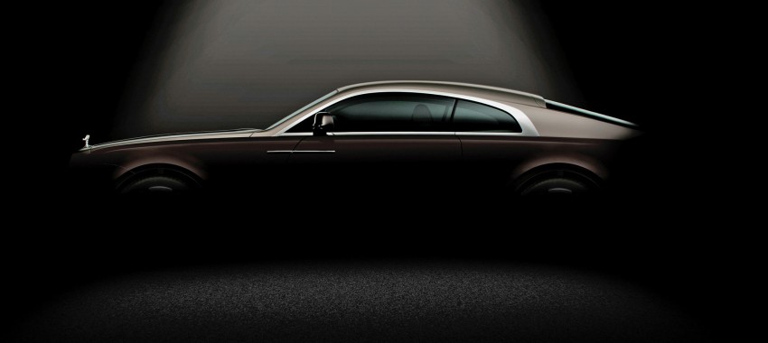 Rolls-Royce Wraith – shadowy side profile shown 150992